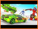 Fly Army Bus Robot Helicopter Car: Robot Car Games related image