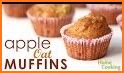 Apple Raisin Oat Muffins Whole Grain Baking Recipe related image