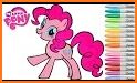 Pinkie Pie Coloring Game related image