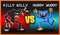 Killy Willy Vs Huggy Wuggy Mod In Among Us related image