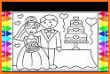 wedding coloring pages related image