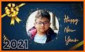 Happy new year photo frame 2021 related image