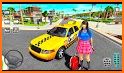 Crazy Taxi Parking Games: Yellow Cab Taxi Games related image