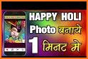 Happy Holi Photo frame related image