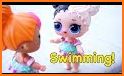 lol dolls swimming related image