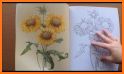 Beautiful Flowers Coloring Book related image