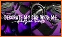 Purple Race Car Keyboard Theme related image