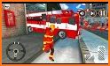 Firefighter Games : fire truck games related image