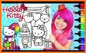 Kitty Coloring Book - Cute Drawing Game related image