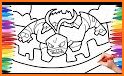 Ninja Hero Turtle Coloring Book related image