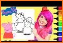 Peppa pig coloring book by fans related image