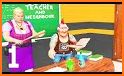 Scary Evil Teacher 3d game: Creepy, Spooky game related image