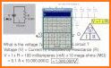 Ohm's law formula calculator related image