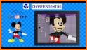 Color by number Mickey Mouse Pixel art related image