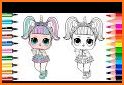 Dolls Coloring Book Games related image