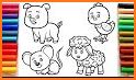 Kids Coloring Book: Zoo Animals related image