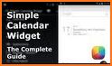 Calendar Widget Month with Agenda related image