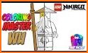 LEGO Ninjago coloring book related image