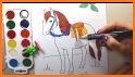 Horse Coloring Book related image