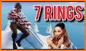 7 rings by Ariana Grande Piano Tiles related image