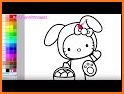 Hello Kitty Coloring Book - Cute Drawing Game related image