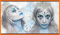 Ice Queen Rainbow Eye Makeup related image