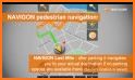 Pedestrian navigator related image