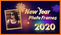 Happy New Year 2021 Photo Frames Greeting Wishes related image