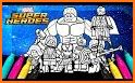 Superhero Lego Coloring Book related image