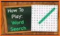 Word search puzzle related image