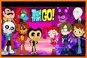 teen coloring titans go game book related image