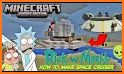 Rick & Morty Space Cruiser Addon for Minecraft PE related image