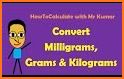 Gram , Kg , gram , Milli gram Converter related image