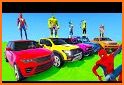 Superhero Mega Ramp Games - Racing Mega Ramp related image