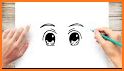 How to draw anime eyes step by step learn easy related image