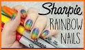 Rainbow Glitter Nail Polish Tutorial related image