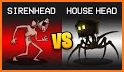 sirenhead is among us: house fall cartoon monsters related image