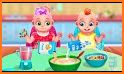 Pregnant Mom And Twin Baby Care Nursery Game related image