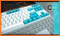 Cyan Metal Keyboard Theme related image