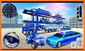 US Limo Police Car Transporter Game: Car Transport related image