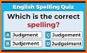 A spelling quiz: Spell it game related image