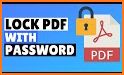 Password protect a PDF related image