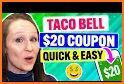 TacoBell Coupons Deals TacoBell & 100's of Games related image