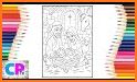 Christmas kids coloring - Coloring games related image