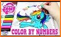 Little pony color number related image