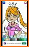 Princess Coloring Book Glitter Game related image