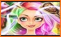 Long Golden Hair Princess Dress up game related image