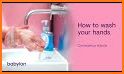 Washing hands related image