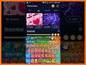 Pretty Colorful Glitter Keyboard Theme related image