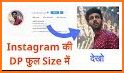 Big profile HD picture viewer & save for instagram related image